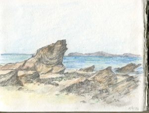 Broad Haven pencil and water colour