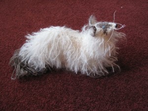 Knitted Ragdoll cat